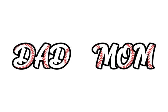 Baseball Mom Dad SVG Design: A Versatile Graphic for Bloggers and Publishers