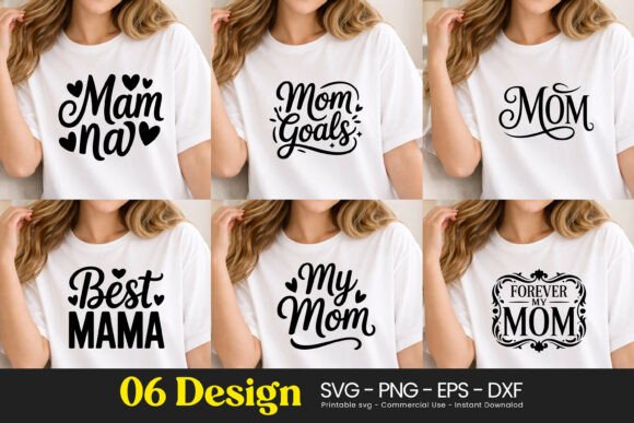 Best Mama My Mom Forever SVG PNG – A Graphic Design Asset for Content Creators