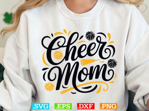 Cheer Mom Shirt SVG: A Versatile Graphic Design Asset for Local Branding