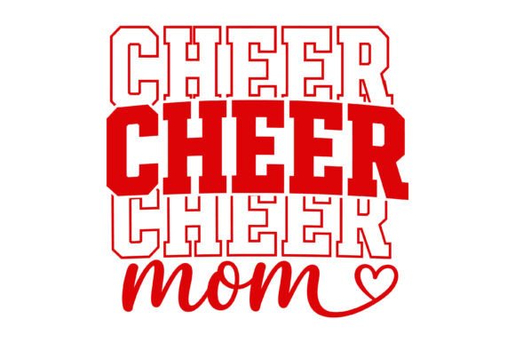 Cheer Mom Typography SVG Review for Real Embroidery Projects
