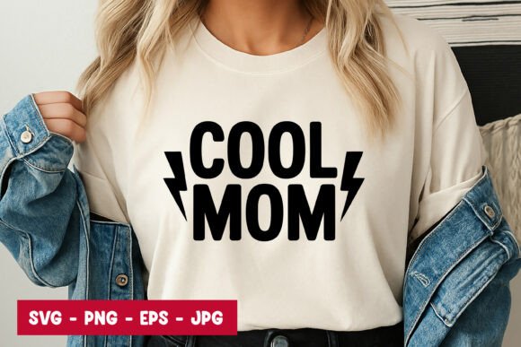 Cool Mom Typography SVG PNG: A Design Asset That Elevates Blog and Editorial Visuals