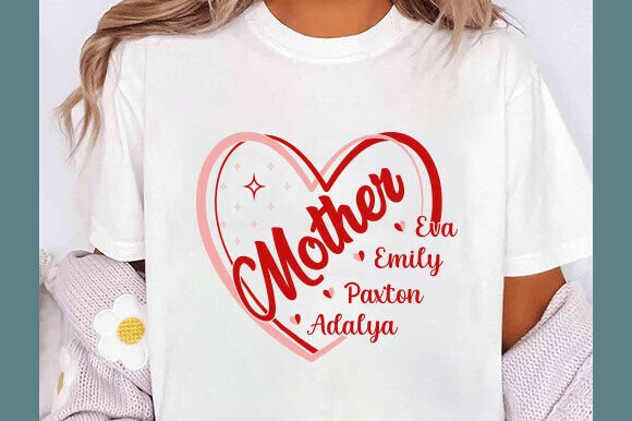 Cute Mom Mama SVG: A Versatile Graphic Design Asset for T-Shirt Designs