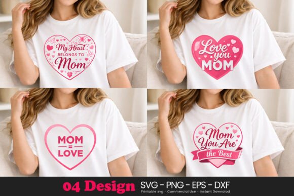 Cute Mom Quotes SVG Motherhood: A Versatile Graphic Design Asset for Creative Marketers
