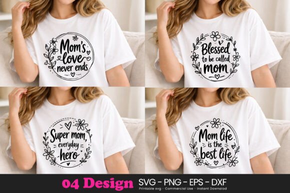 Inspirational Mom Quotes SVG PNG: A Versatile Graphic Design Asset for Content Creators