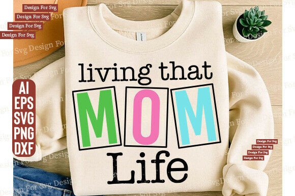Livin That Mom Life SVG: A Hand-Lettered Embroidery Design Review