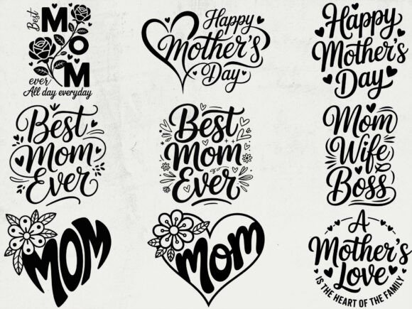Mom Ever SVG: A Mother’s Day Graphic for T-Shirt Designs and Branding