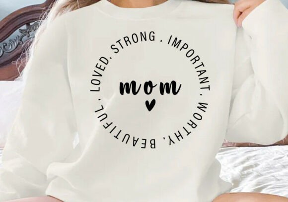 Mom Life SVG PNG Mom Strong: A Versatile Graphic Design Asset for Local Business Branding