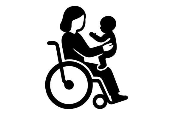 Mom Silhouette SVG Clipart: A Must-Have Graphic Design Asset for Handmade Creations
