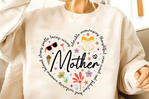 Mothers Day Svg: A Heartfelt Graphic Design Asset for T-Shirt Designs
