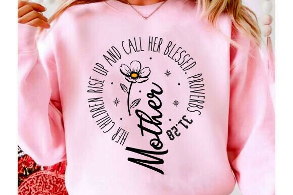 Mother’s Day SVG Graphic for T-Shirt Designs and Editorial Content