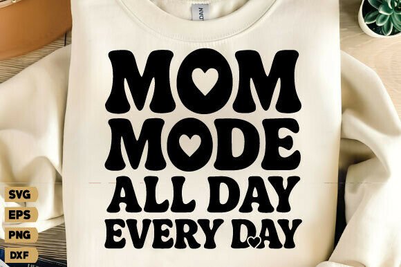 Retro Mom Mode SVG Mother’s Day Mama Png: A Versatile Graphic Design Asset for T-Shirt Designs and Content Publishing