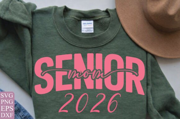 Senior Mom 2026 SVG: A Versatile Graphic for T-Shirt Designs and Beyond