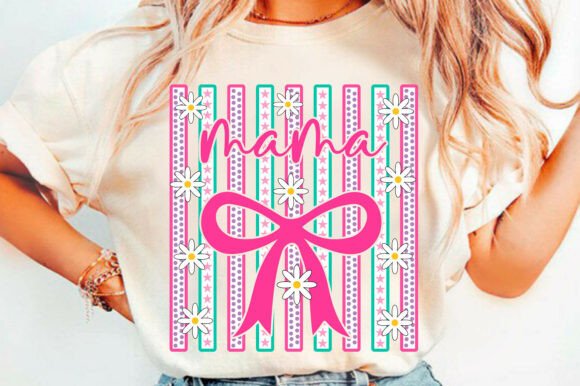 Striped Mama Svg, Mom Png: A Versatile Graphic Design Asset for T-Shirt Creators