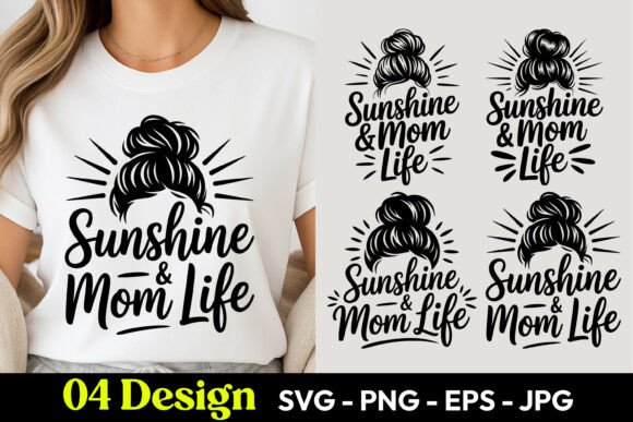 Sunshine Mom Life SVG PNG: A Versatile Graphic Design Asset for Local Branding